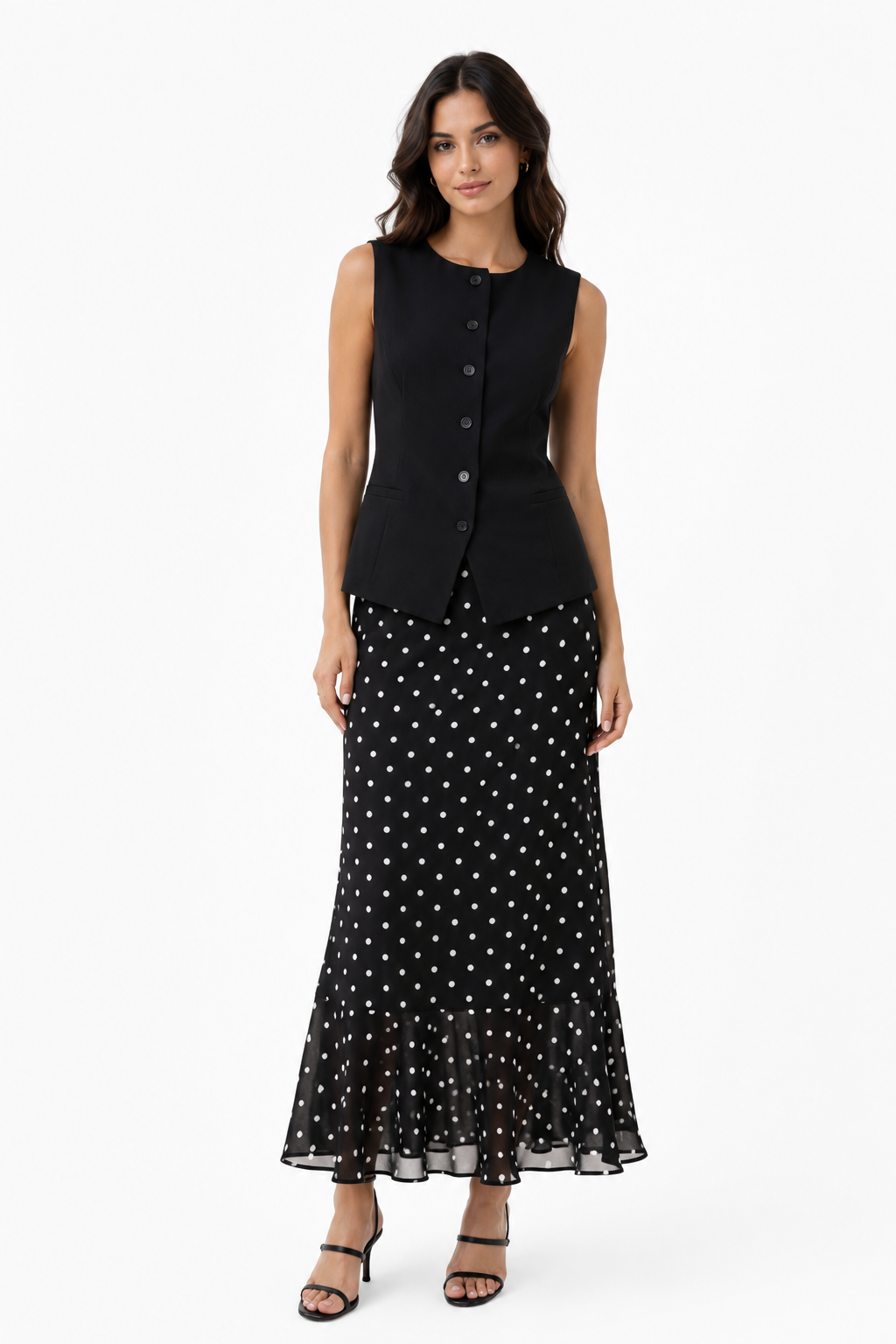 Midnight Dot Skirt - WS17002