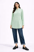 Loose Two Pocket Blouse – Lemon- 110001