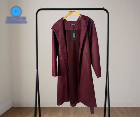 Burgundy coat-957