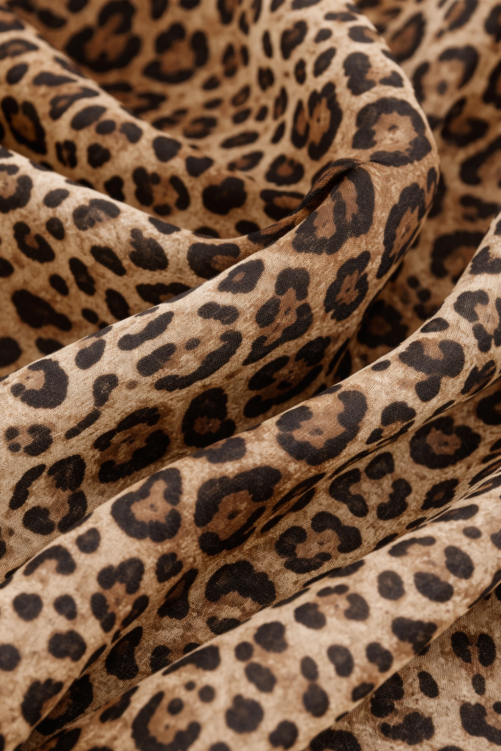 Tiger Print Chiffon Blouse - 11010