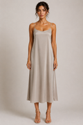 Loose Satin Dress