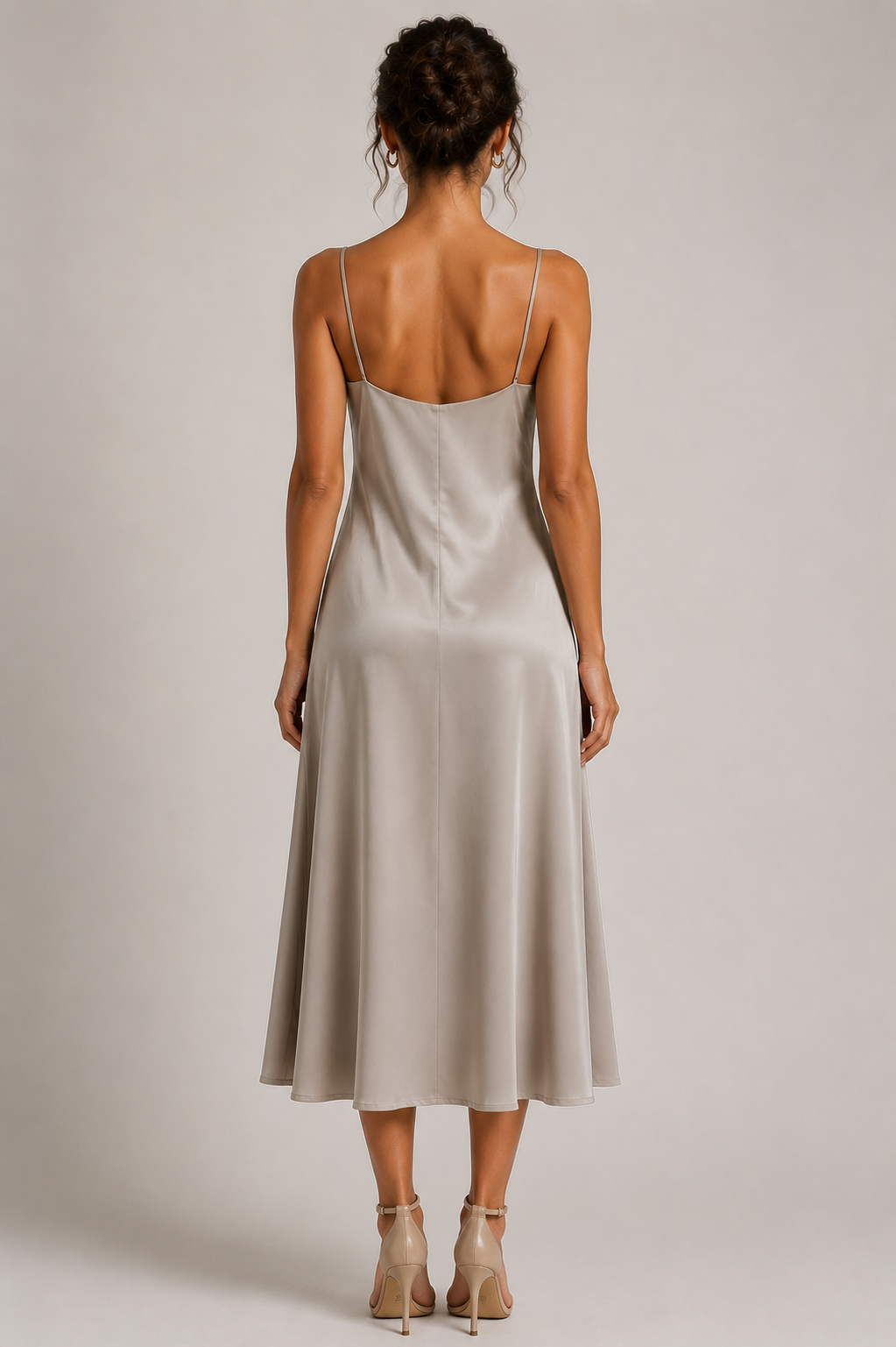 Loose Satin Dress