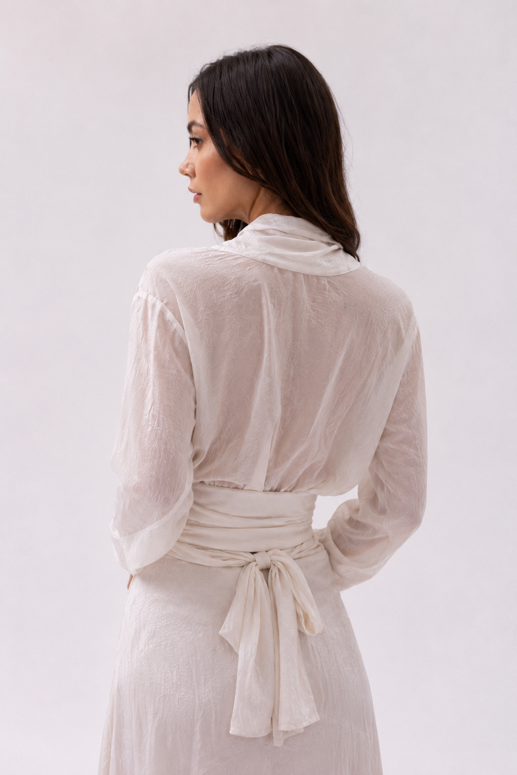 Tie Around Chiffon Top
