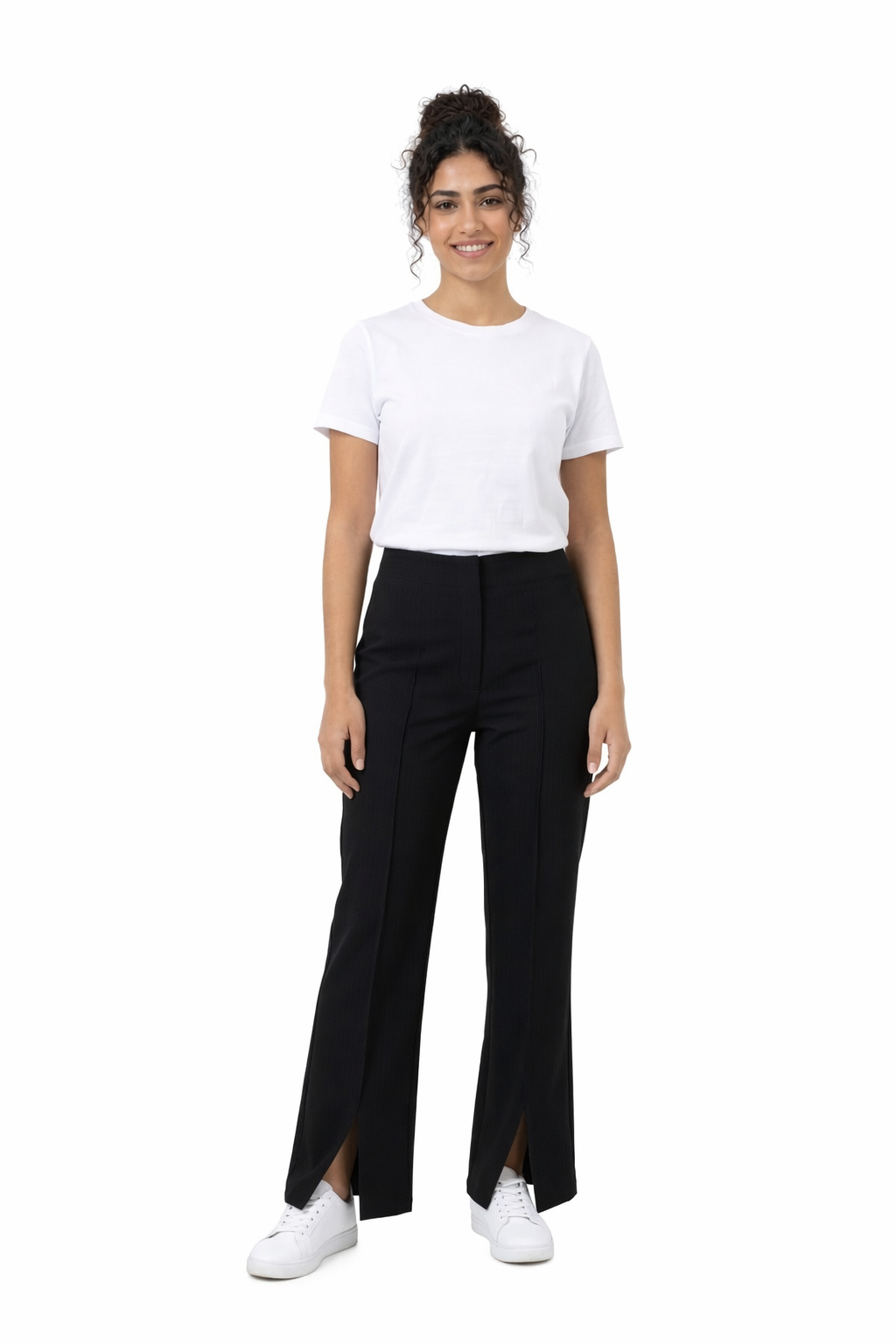 Pants with Front Slits - 112005