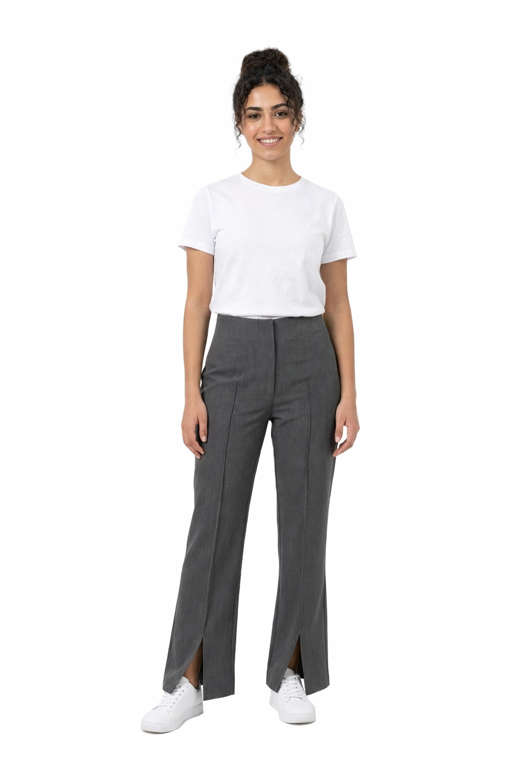Pants  with Front Slits - 112005