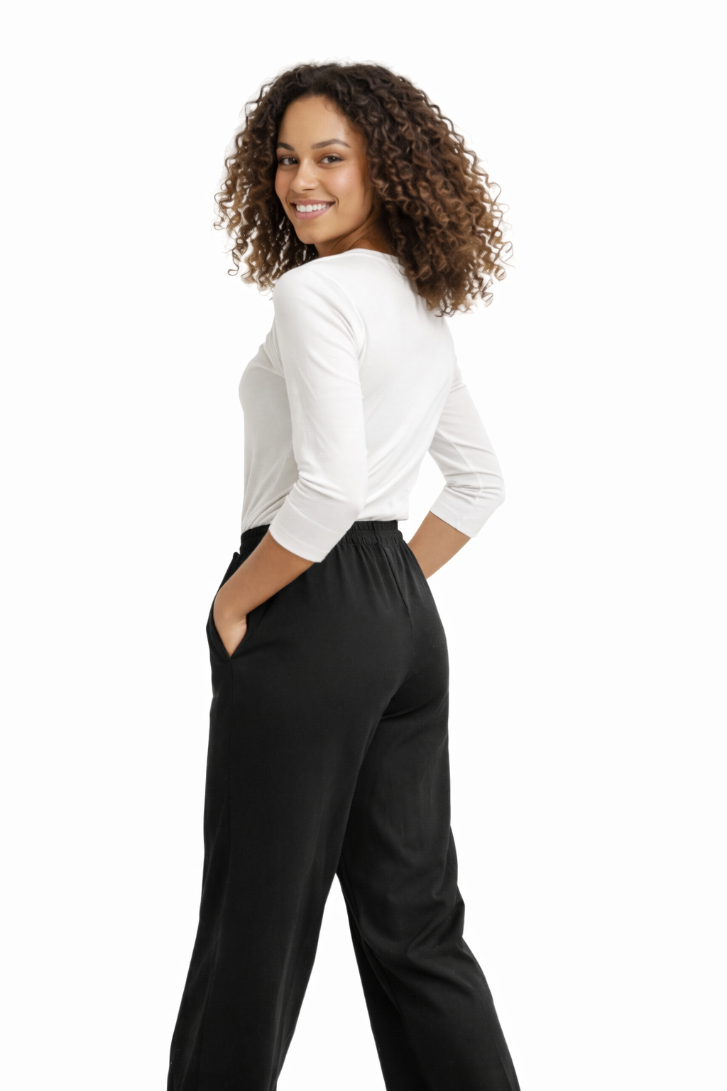 High-Waist Wide Leg Pants - WT12001