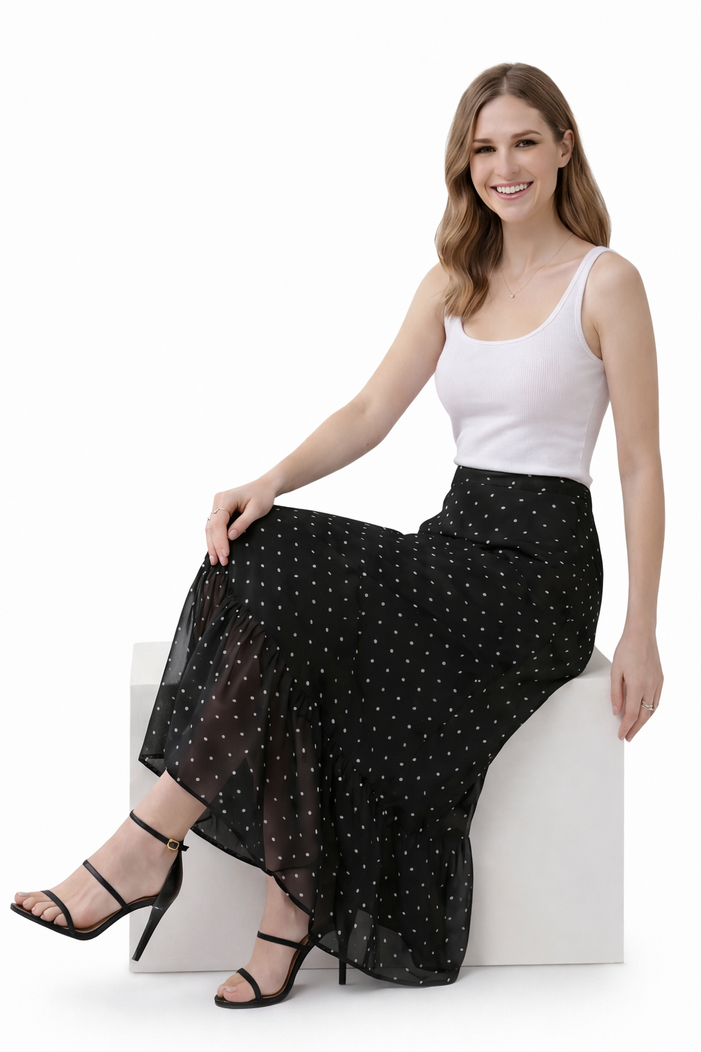 Midnight Dot Skirt - WS17002