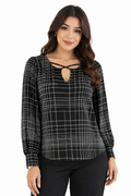 Geometric Print Blouse - 111023