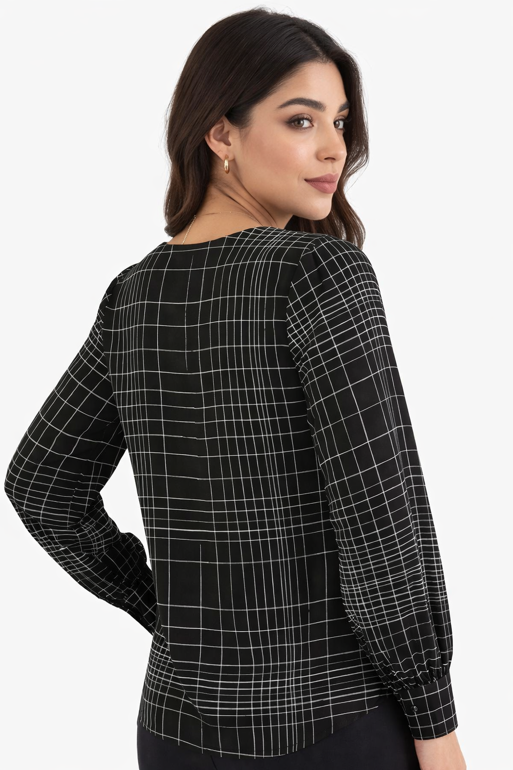 Geometric Print Blouse - 111023