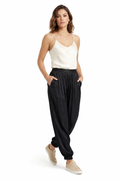 Satin Cuffed-Ankle Jogger - WP112006