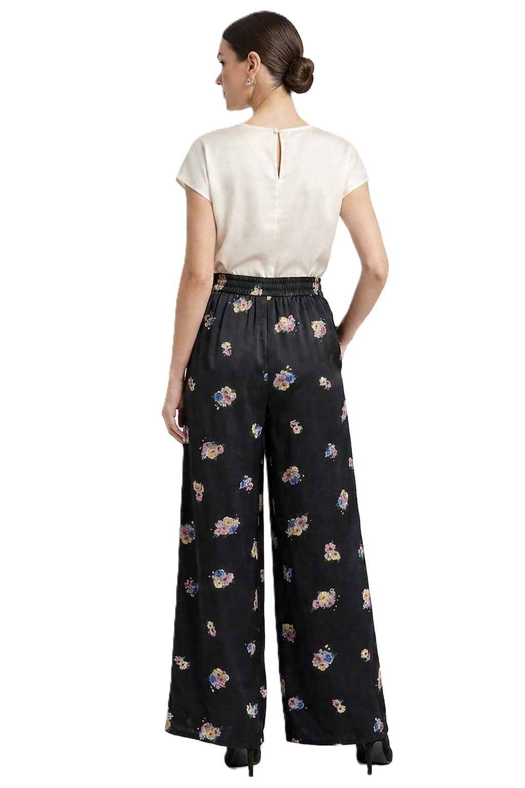 Satin Cuffed-Ankle Jogger - WP112007