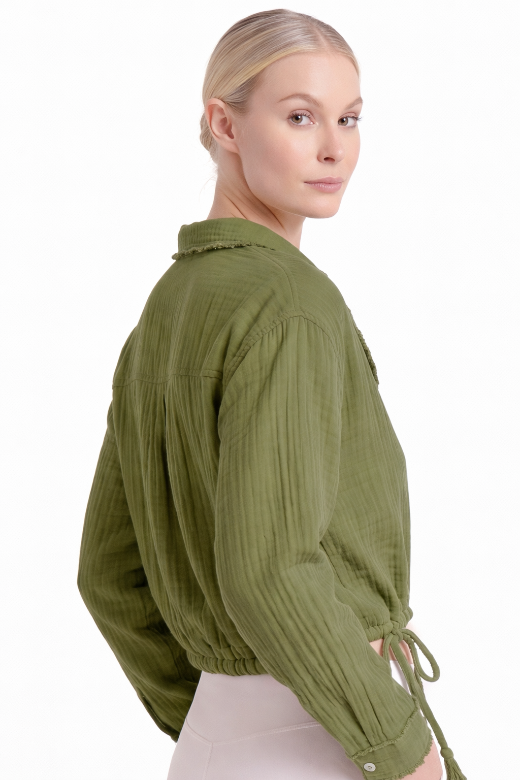 Crinkle short shirt - 111015