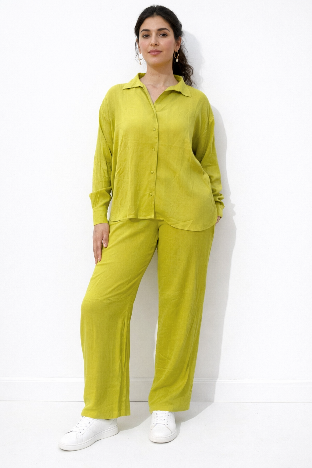 Casual Button Down Shirt – Kiwi - HD41