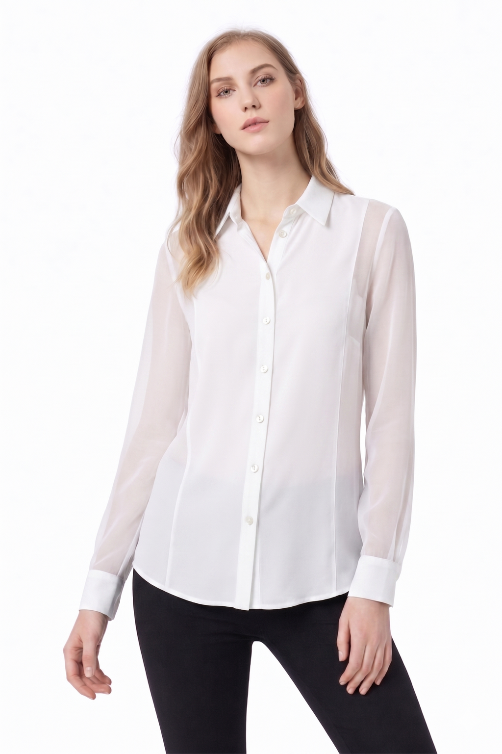 Two-Layer Soft Blouse  - 111027