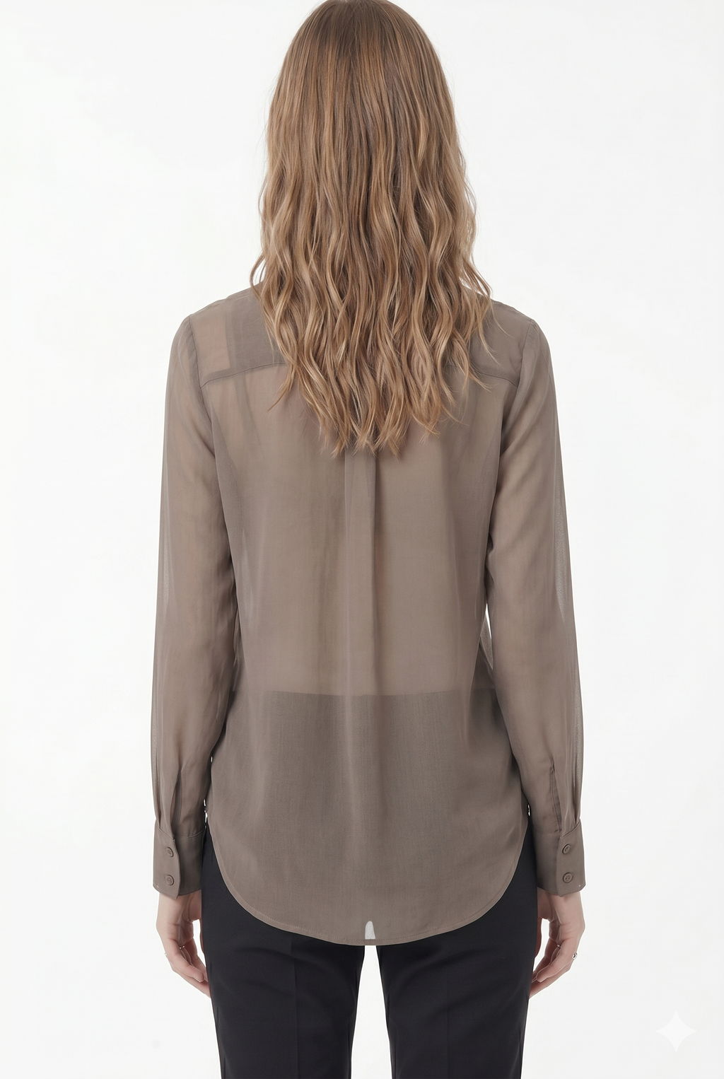 Two-layer chiffon blouse  - 111027