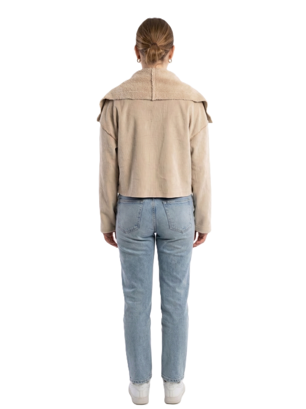 Jacket with Shearling Collar - 715