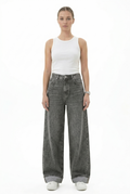 High Waist Wide Leg Denim - 606