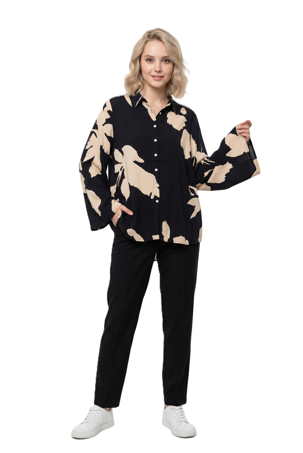 Floral Flow Blouse - 111025