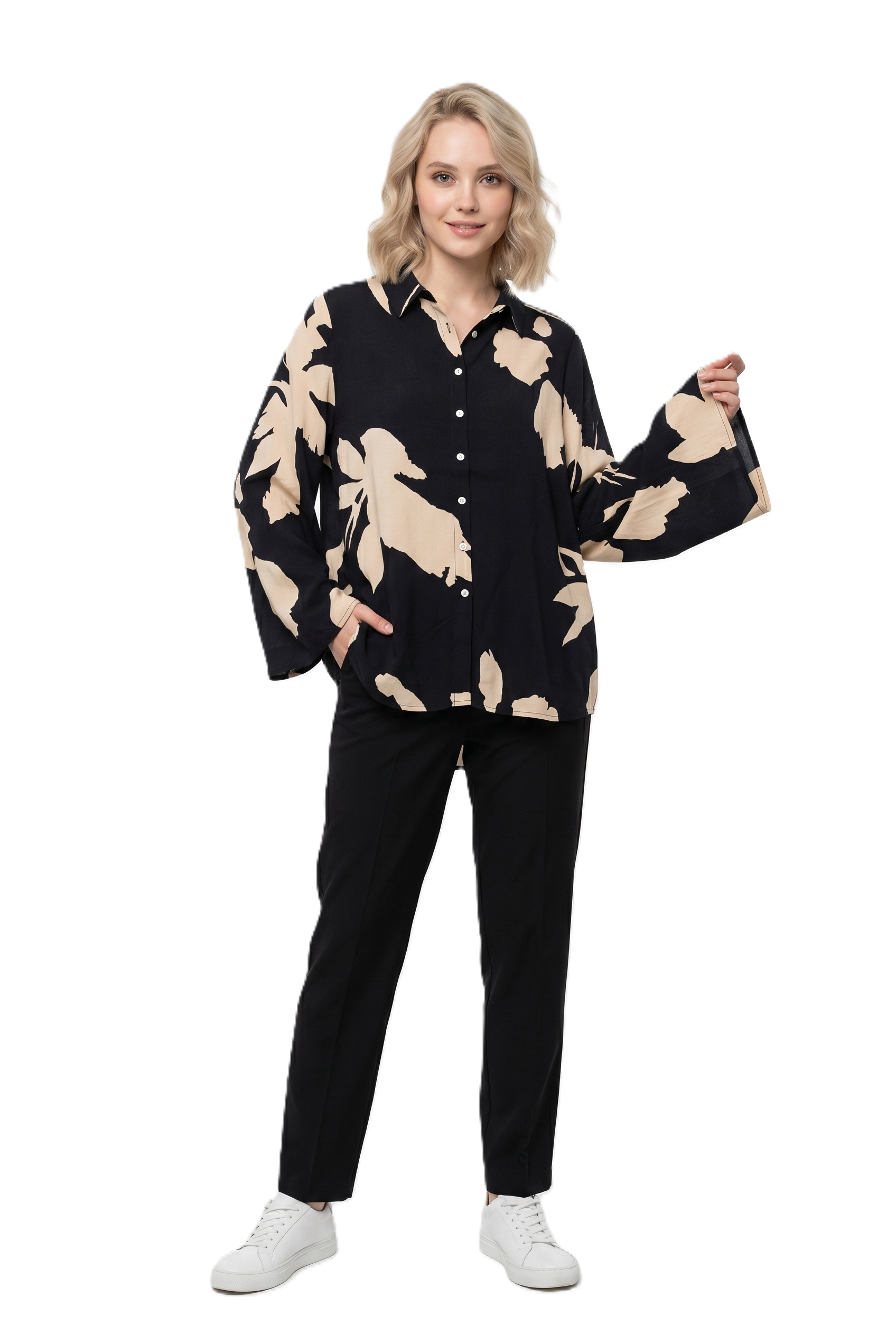 Floral Flow Blouse - 111025
