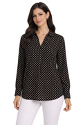 Dotted Black Shirt - 204Q