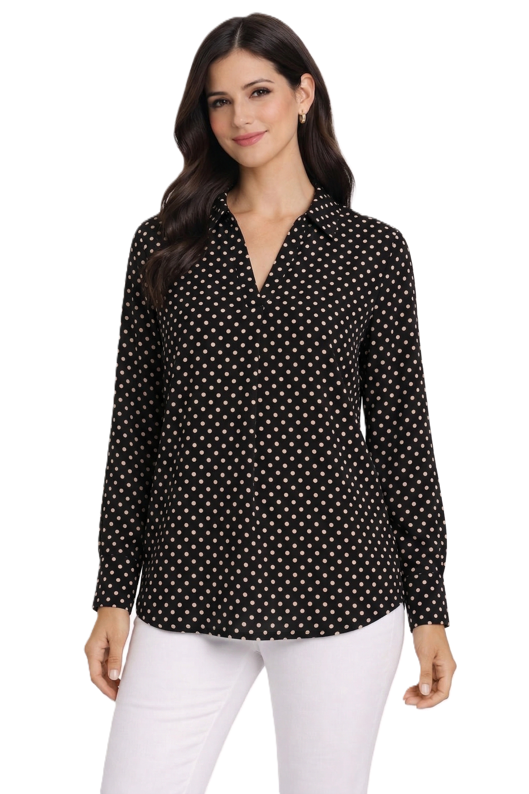 Dotted Black Shirt - 204Q