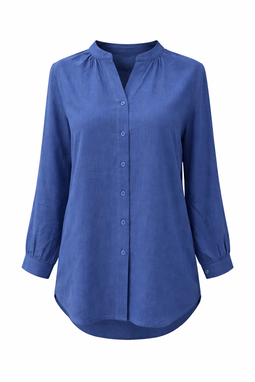 Casual Button - Down Shirt – Blue - 110002