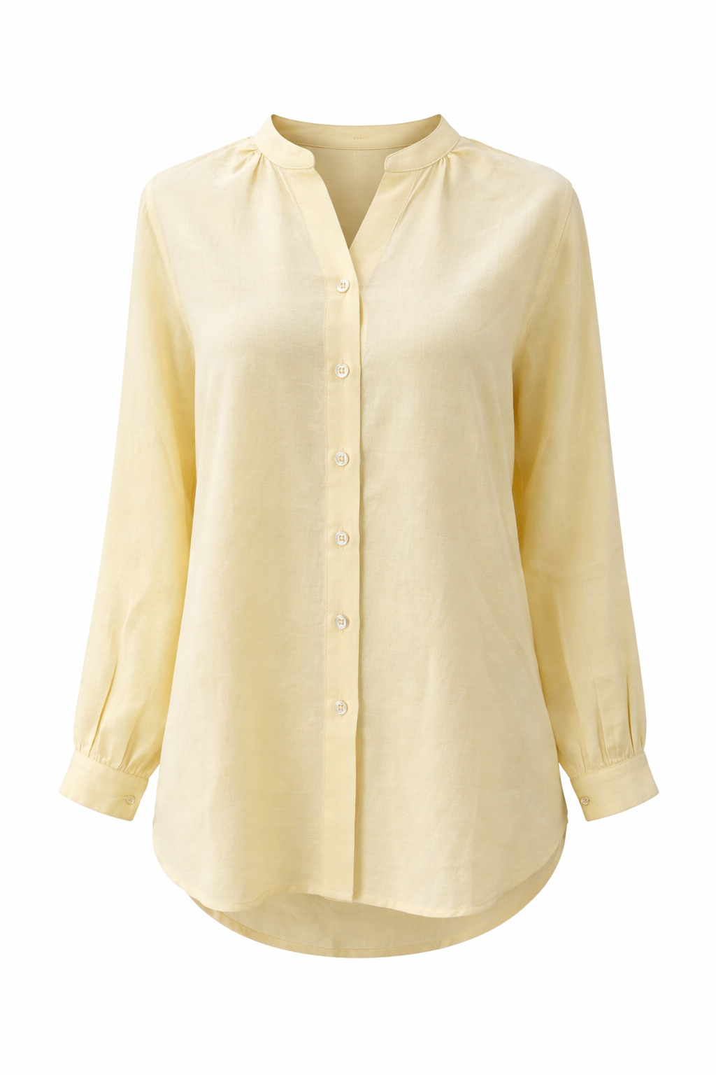 Casual Button - Down Shirt – yellow - 110002