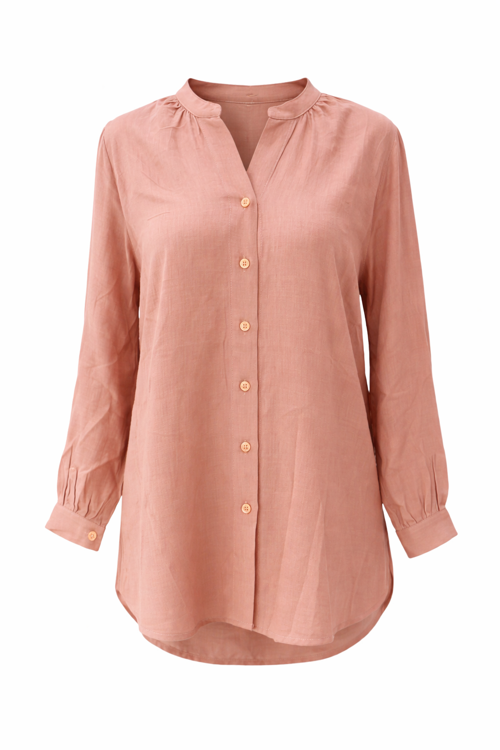Casual Button - Down Shirt – cashmere - 110002