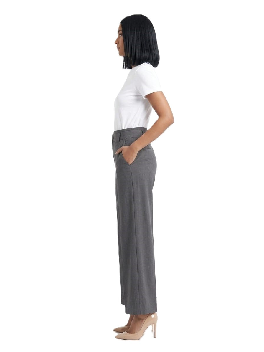 Wide Leg Pants with Belt Loops - 112011