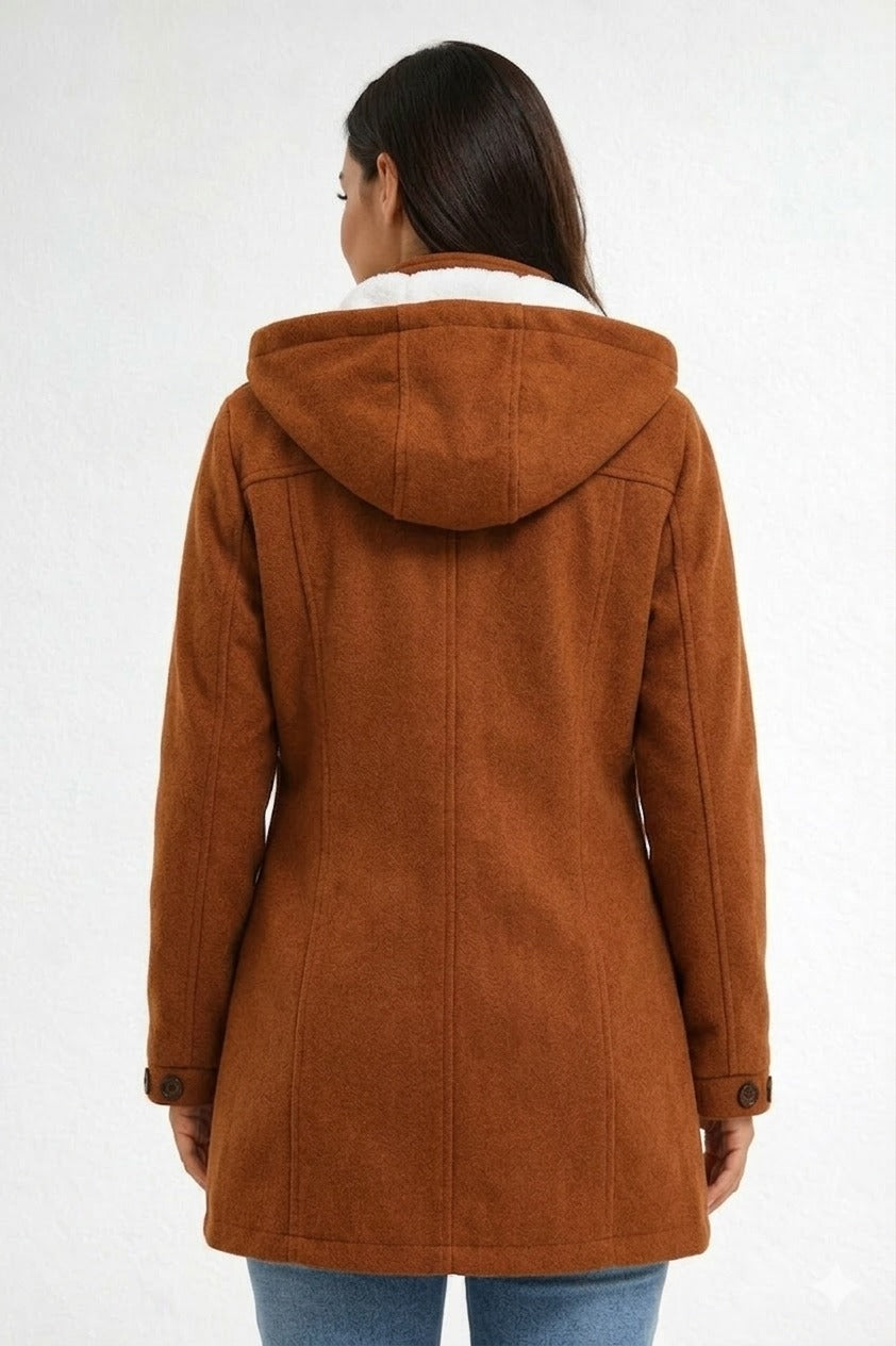 fur-lined jacket - 700