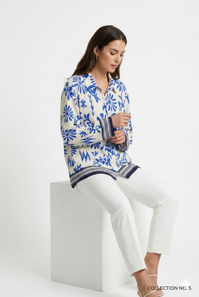 Printed Floral Casual Shirt - 111024