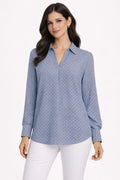 Dotted Light Blue Shirt - 204Q
