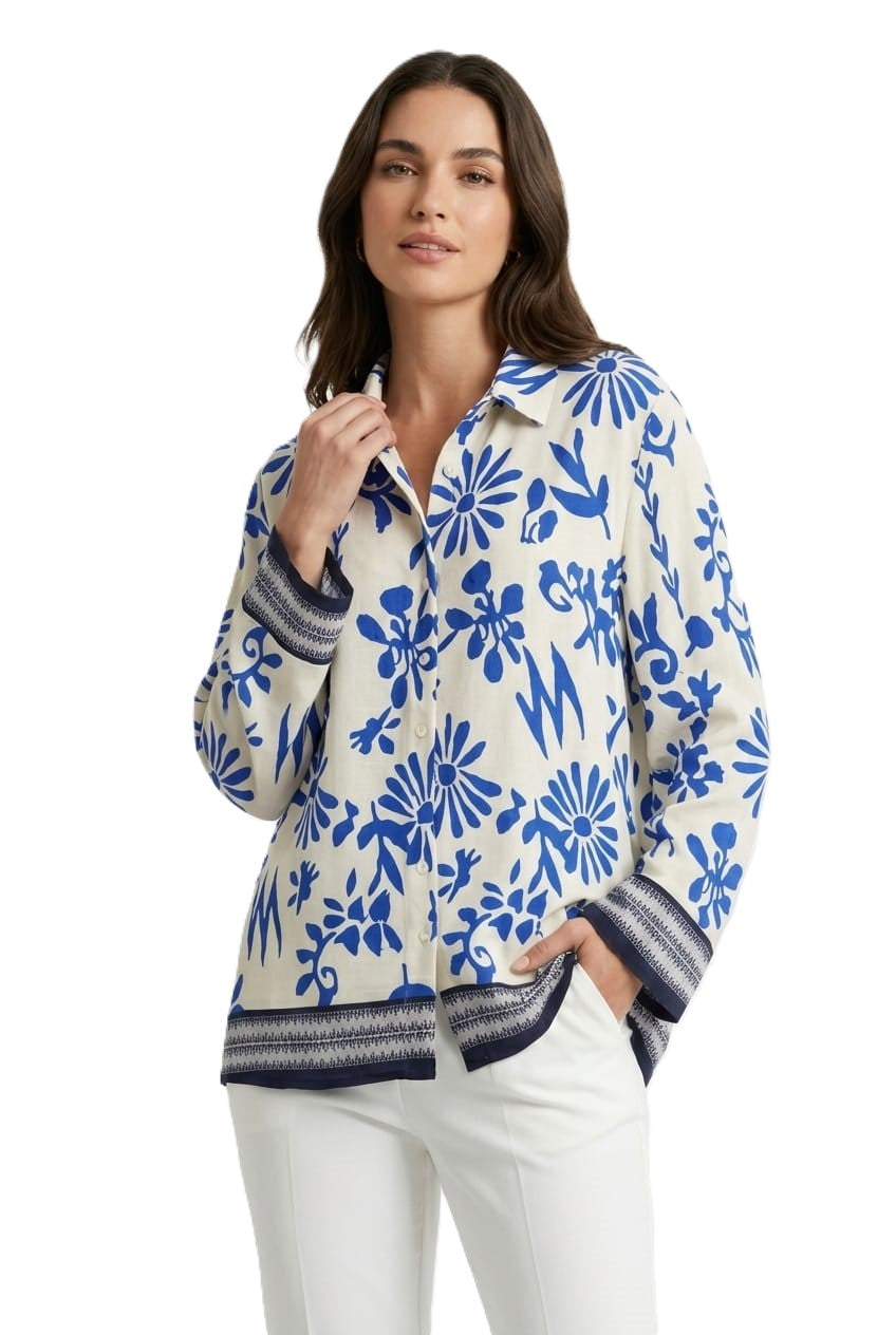 Printed Floral Casual Shirt - 111024