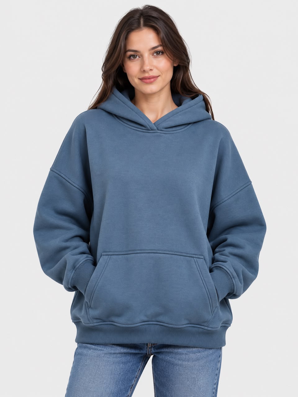 Oversized Hoodie - Blue - CH11001