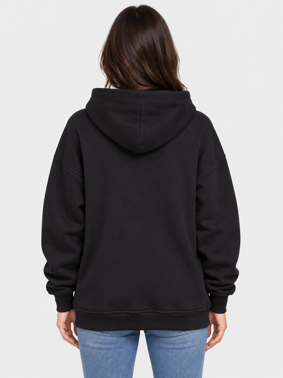 Oversized Hoodie - Black - CH11001
