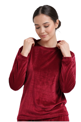 Velvet Pajama Set - pyj22