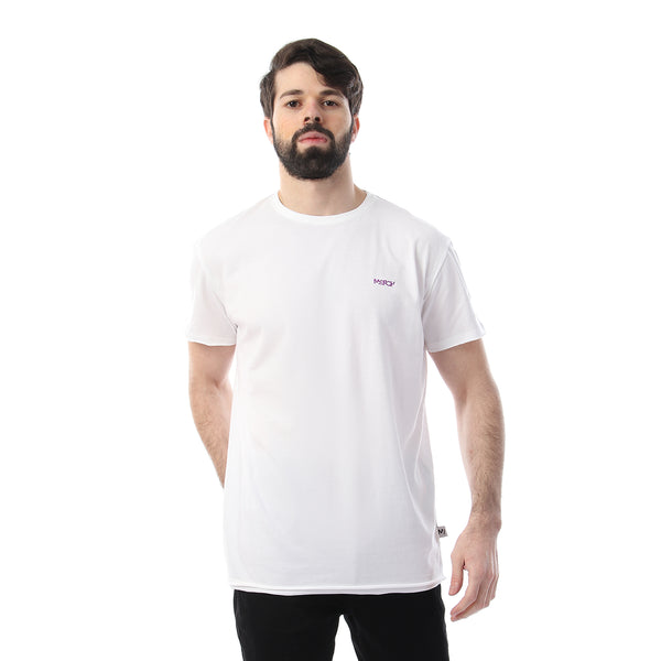 Basic Round Neck Tshirt For Men With Logo -110504003