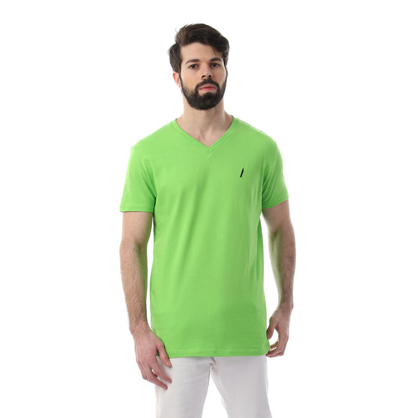 Men V Neck Tshirt -110504009