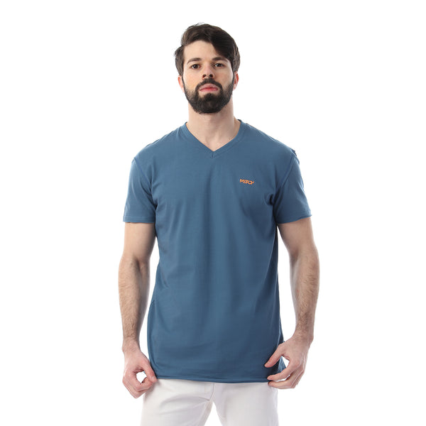 MERCH Contrast Logo Tshirt For Men -110504010