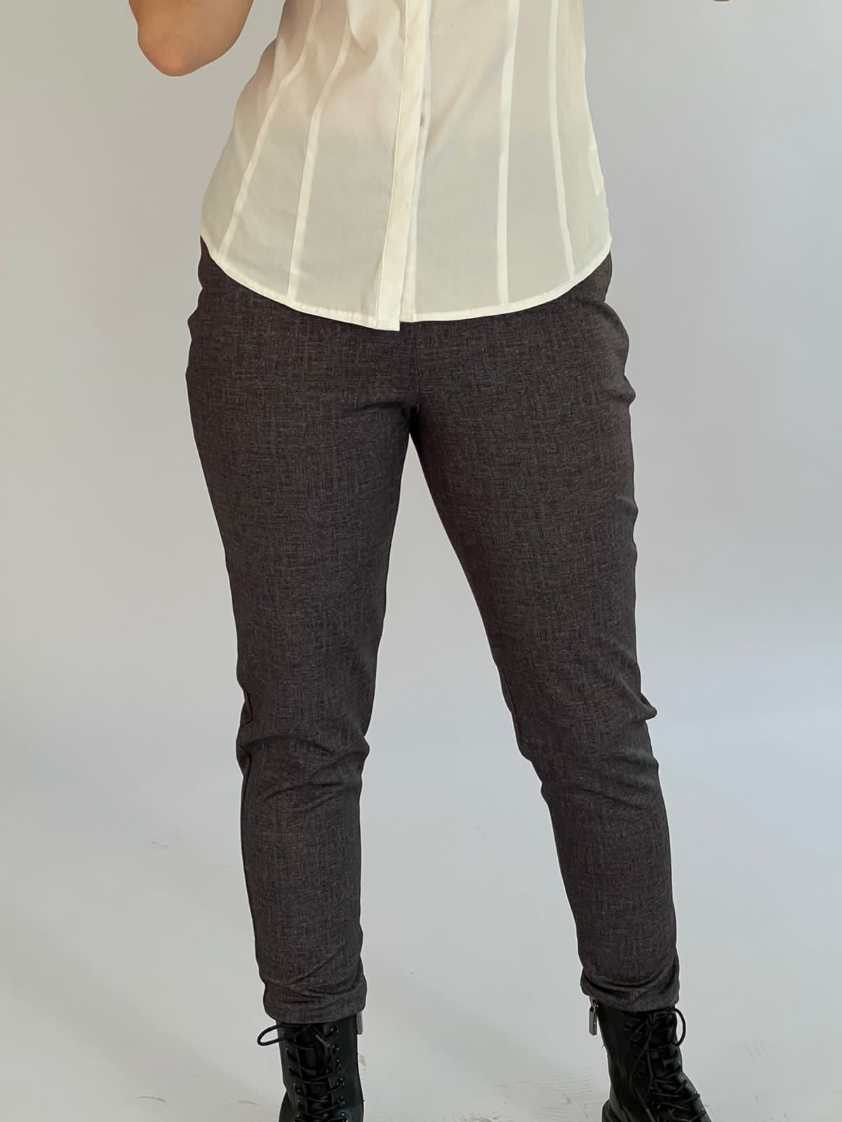 Dark Grey Pants with/or without a Wrap Skirt -22P1