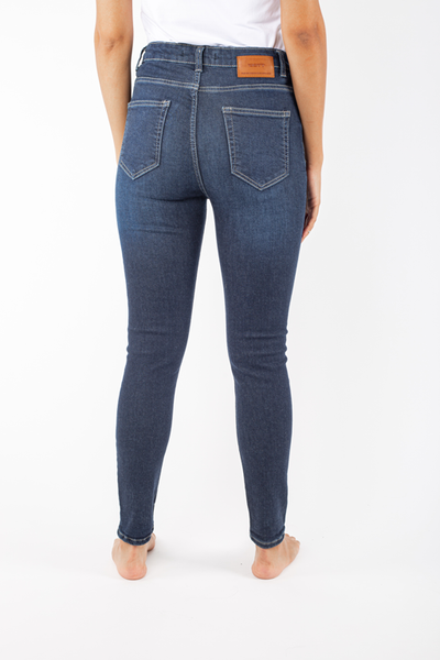Dot Skinny Slit Jeans - 911730