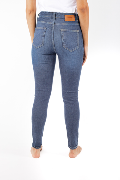 Dot Skinny Slit Jeans - 911730