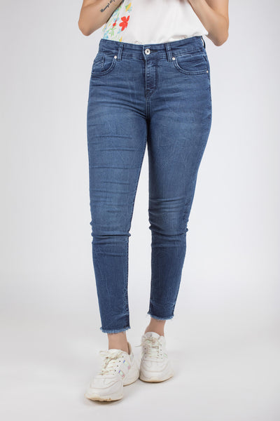 Dot Crop Jeans - A21731