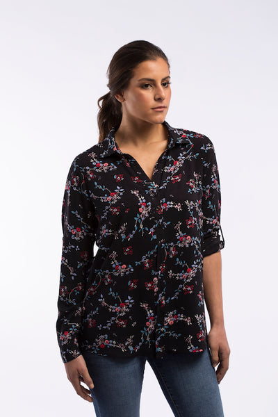 Flowers Blouse - A1145