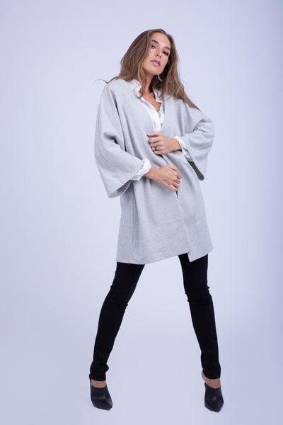 Melton Lurex Kimono Style Jacket -140029