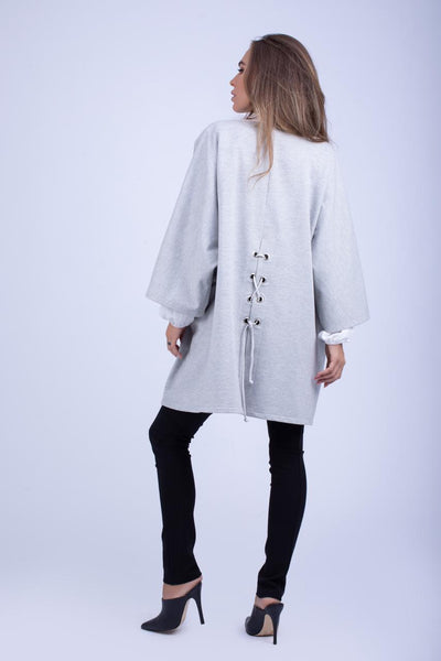 Melton Lurex Kimono Style Jacket -140029