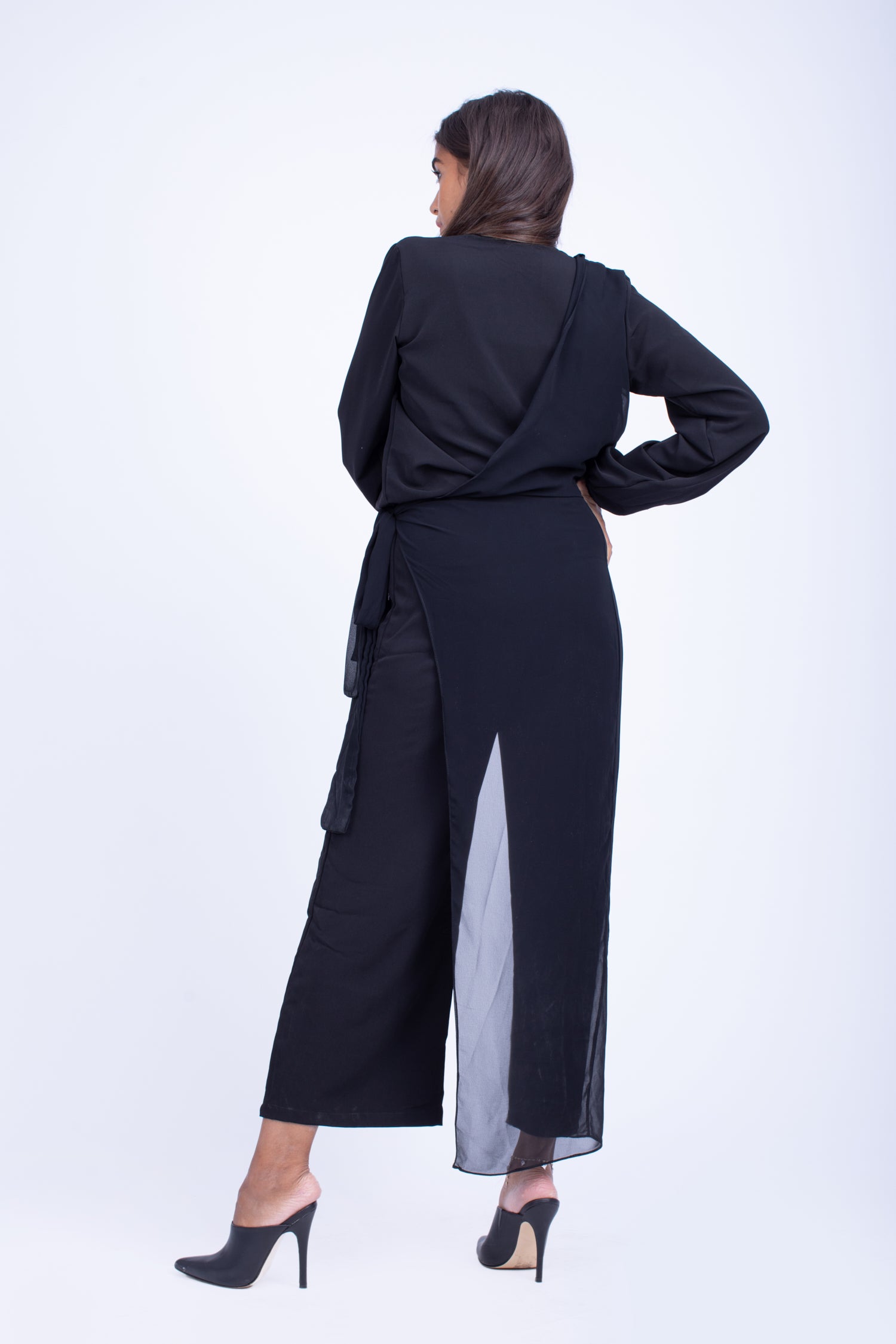 Crepe Chiffon Jumpsuit - W204