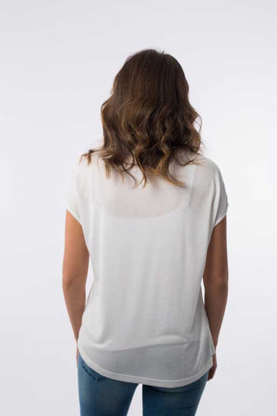 Top with Printed Flowers B1135