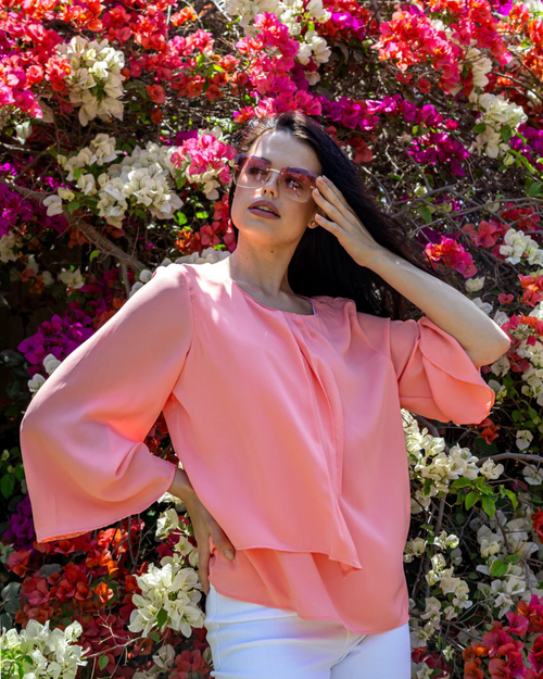 3/4  Sleeve Swing Top - 110126