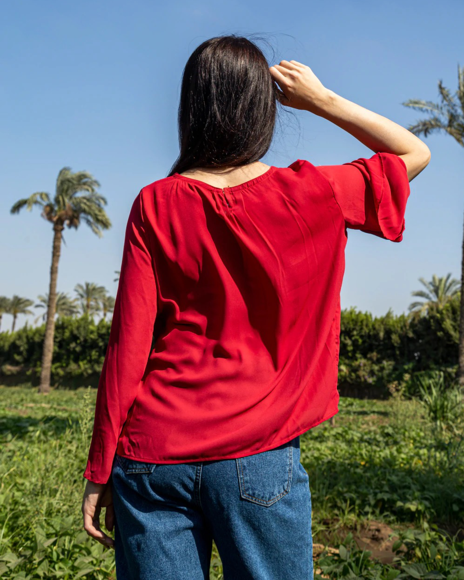 3/4  Sleeve Swing Top - 110126